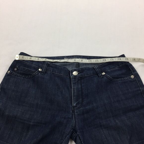 Michael Kors Skinny Leg Jeans Size 6 Womens Dark Wash Designer Denim - ALTERED - Picture 8 of 10